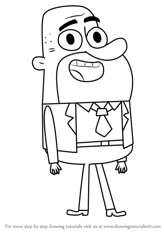 567x800 learn how to draw barney from grojband - Barney Drawing