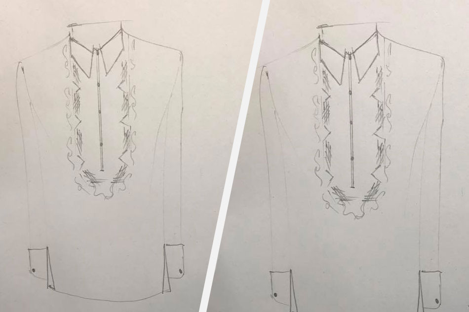 950x633 duterte to wear marawi inspired barong for second sona abs cbn news - Barong Tagalog Drawing