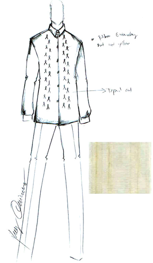 Barong Tagalog Drawing Easy