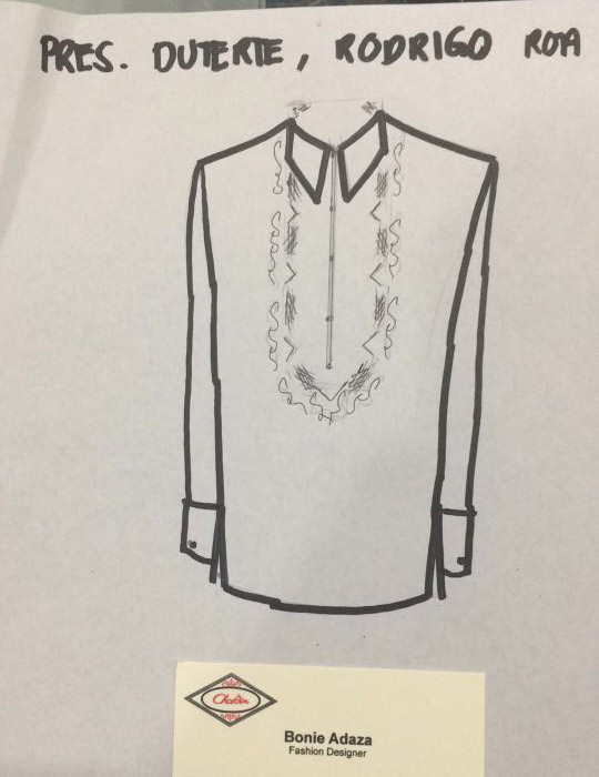 Barong Tagalog Drawing Easy