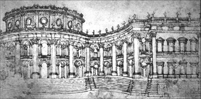 400x198 Baroque Architecture In France - Baroque Architecture Drawing