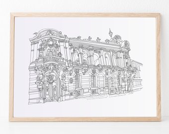 340x270 Baroque Architecture Etsy - Baroque Architecture Drawing