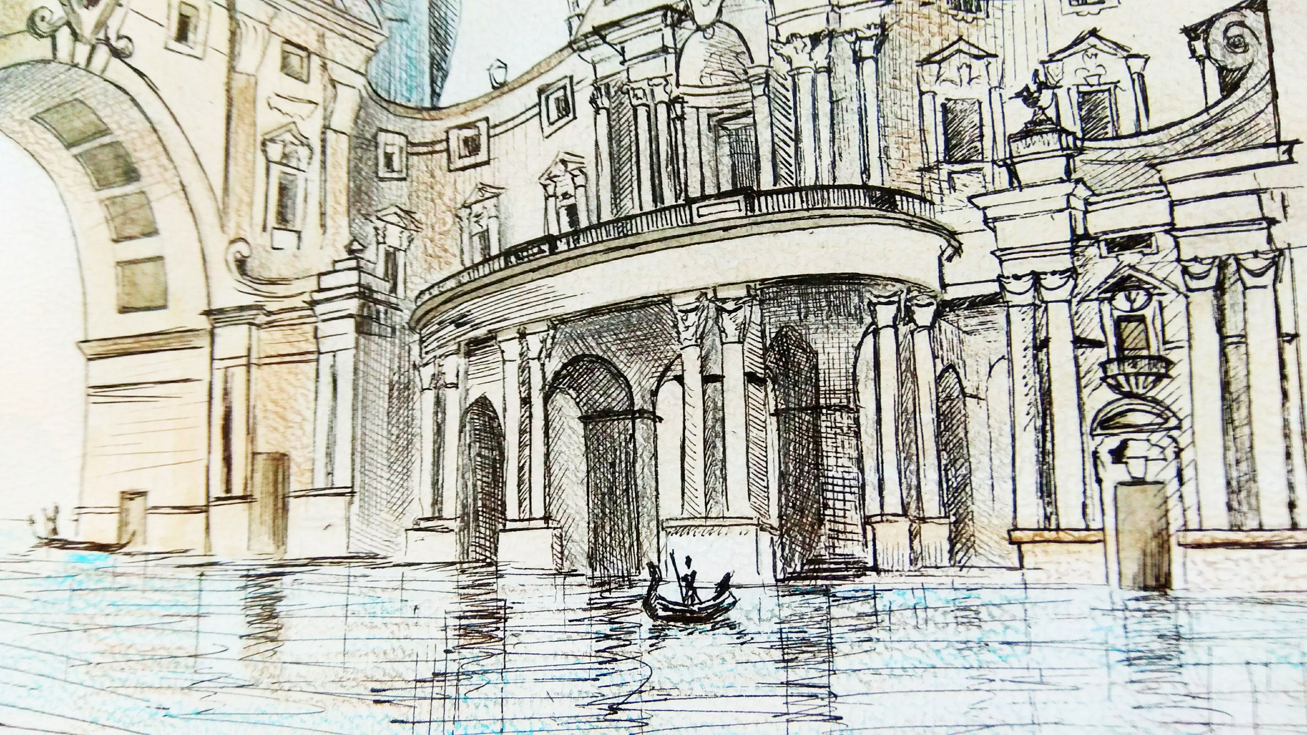Baroque Architecture Drawing at PaintingValley.com | Explore collection