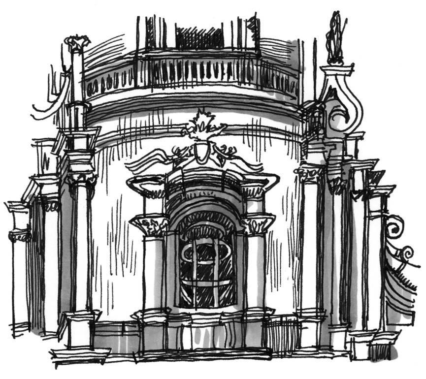Baroque Architecture Drawing at Explore collection