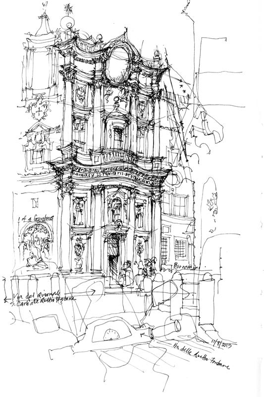 533x800 Two Baroque Masterpieces Seeing Thinking Drawing - Baroque Architecture Drawing