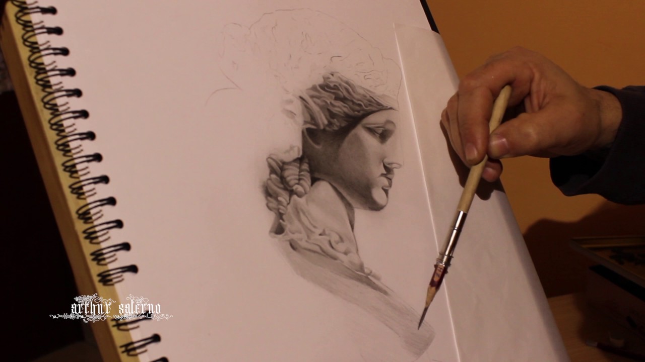 1280x720 baroque pencil drawing - Baroque Drawing