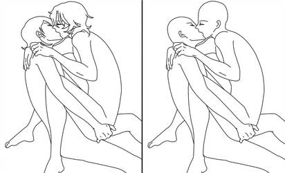 412x250 Kissing Bases On Brilliantbases - Base Drawing