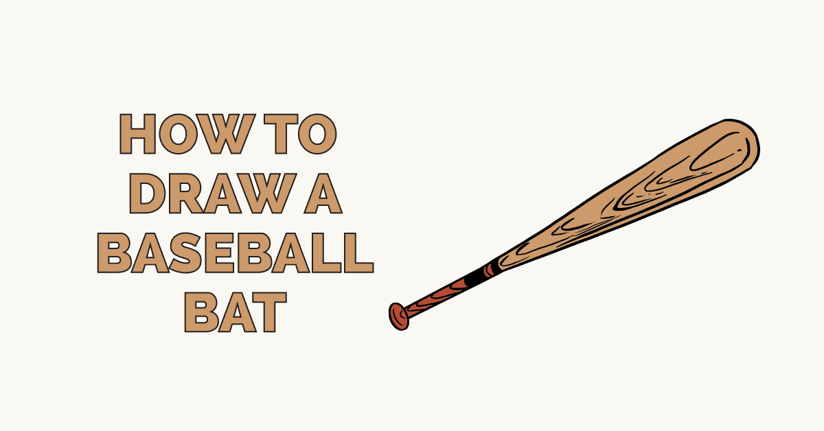 How To Draw A Softball Bat Step - Baseball Bat Drawing. 