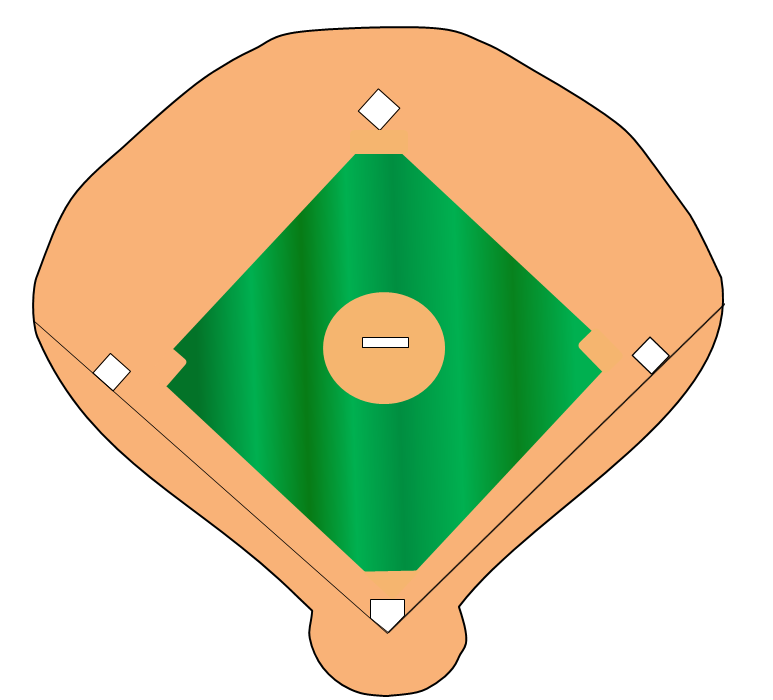 Baseball Diamond Drawing at Explore collection of