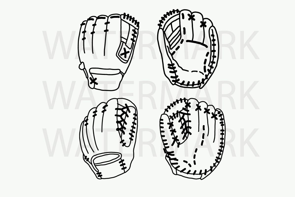 1200x800 baseball gloves - Baseball Drawing