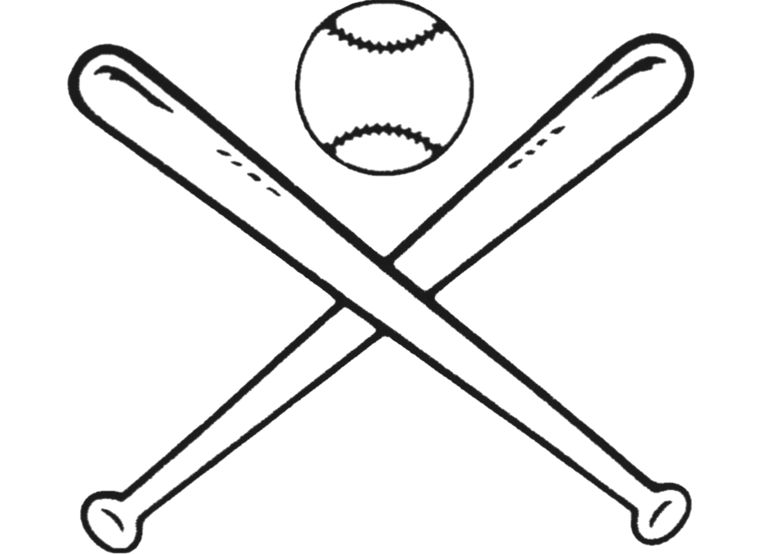 1500x1090 Baseball Drawing Free Clip Download - Baseball Drawing