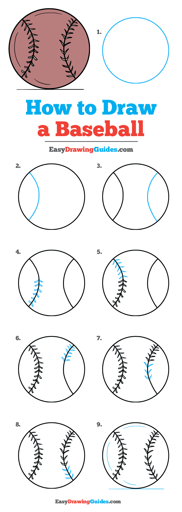 736x2065 How To Draw A Baseball - Baseball Drawing