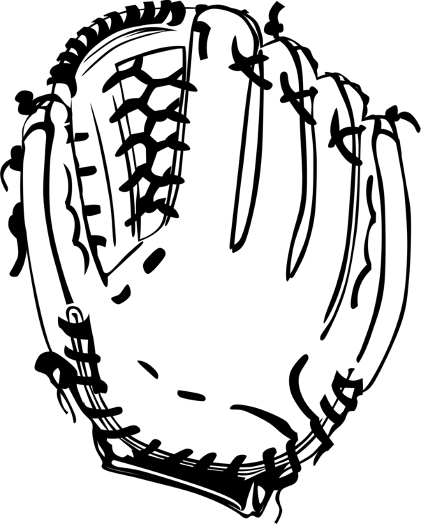 603x750 pictures drawing of baseball glove - Baseball Drawing