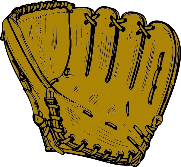 600x553 baseball glove clip art free vector in open office drawing - Baseball Glove Drawing