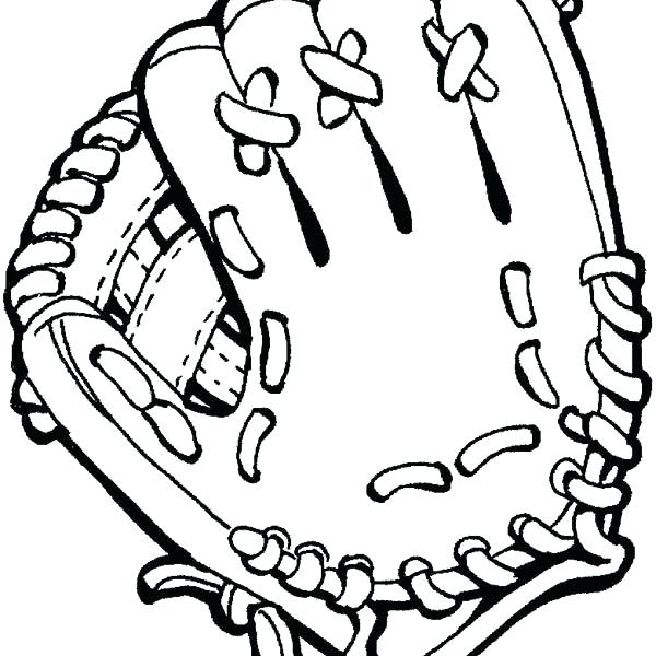 Baseball Glove Drawing at PaintingValley.com | Explore collection of ...