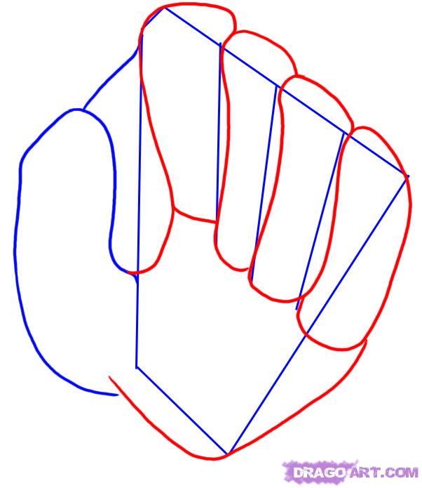 602x695 how to draw a baseball glove, step - Baseball Glove Drawing