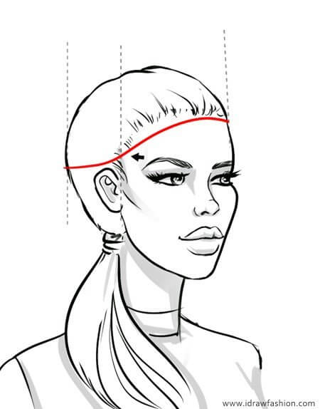 450x574 how to draw a baseball cap i draw fashion - Baseball Hat Drawing