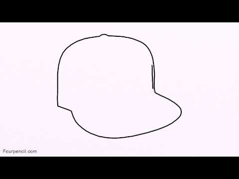 480x360 Hqdefault Hat Drawing - Baseball Hat Drawing
