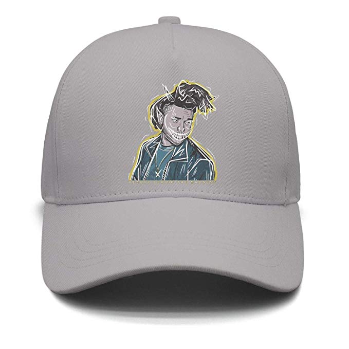 679x679 the weeknd drawing vivid unisex grey baseball hats - Baseball Hat Drawing