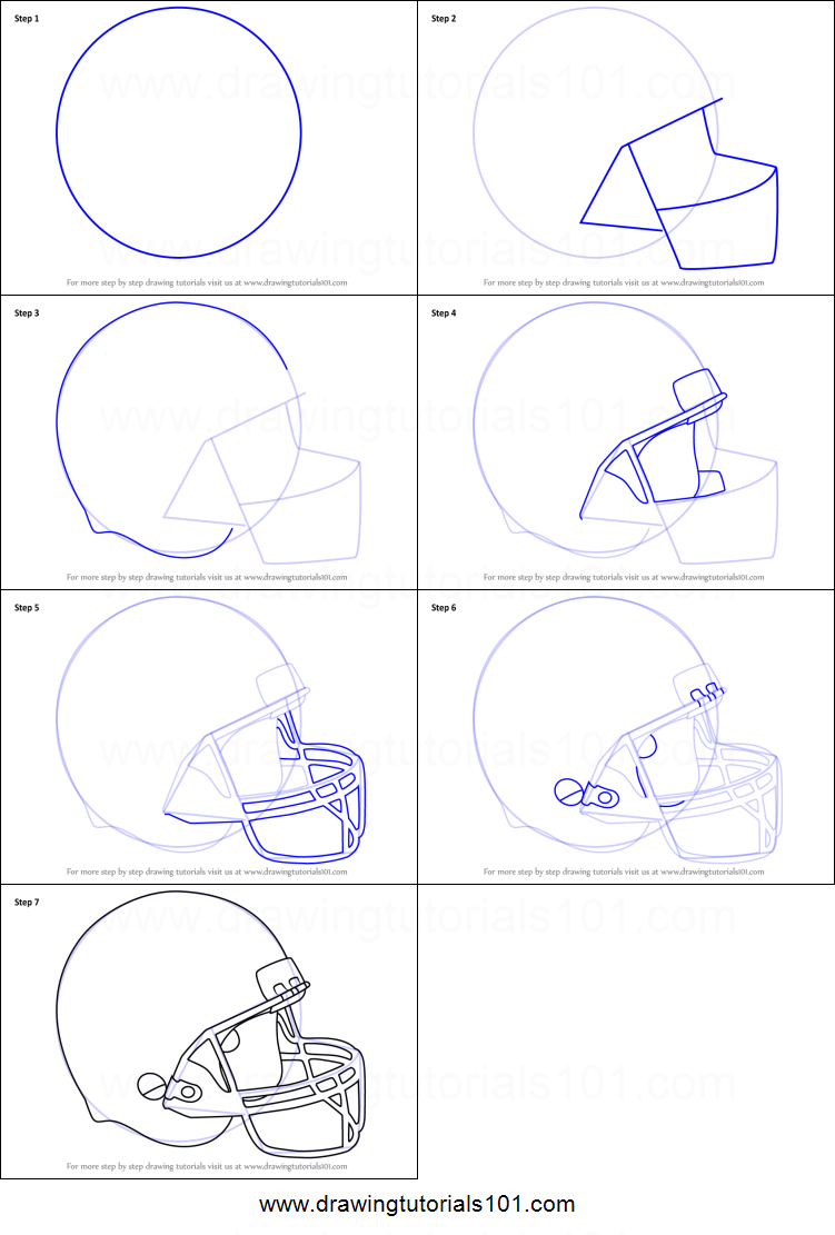 Baseball Helmet Drawing at PaintingValley.com | Explore collection of ...