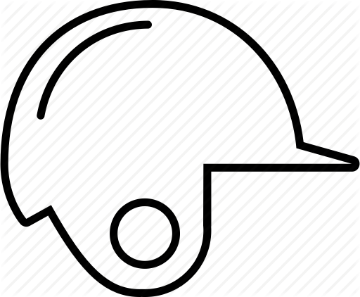 512x422 baseball, baseball helmet, head, helmet, sports icon - Baseball Helmet Drawing