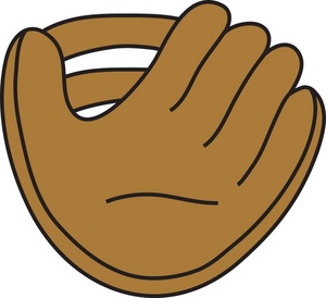 300x274 clipart baseball glove - Baseball Mitt Drawing