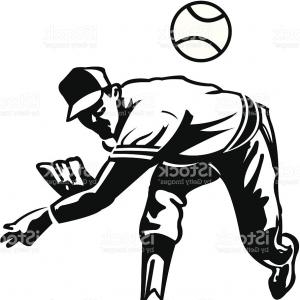 300x300 Baseball Players Set Silhouettes And Color Drawing Gm Lazttweet - Baseball Pitcher Drawing