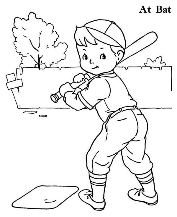 600x734 baseball player coloring pages inspirational baseball player - Baseball Player Drawing