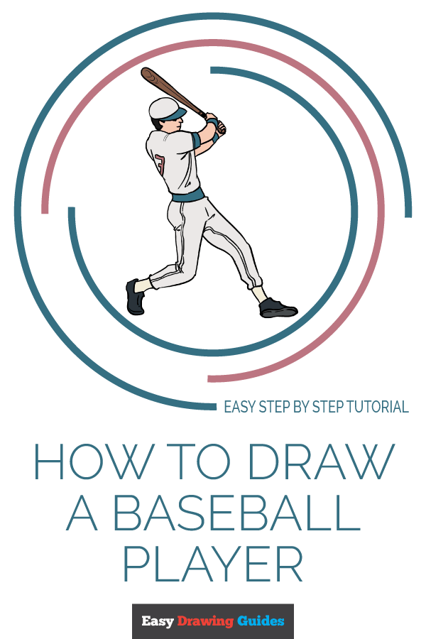 600x900 How To Draw A Baseball Player - Baseball Player Drawing