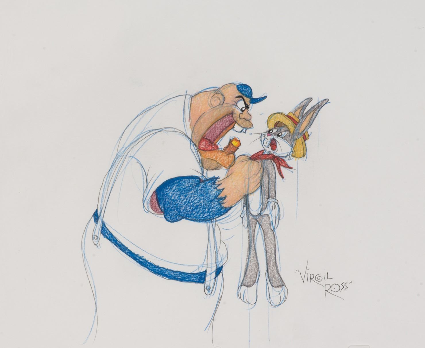 1480x1212 virgil ross original drawing of and baseball player - Baseball Player Drawing