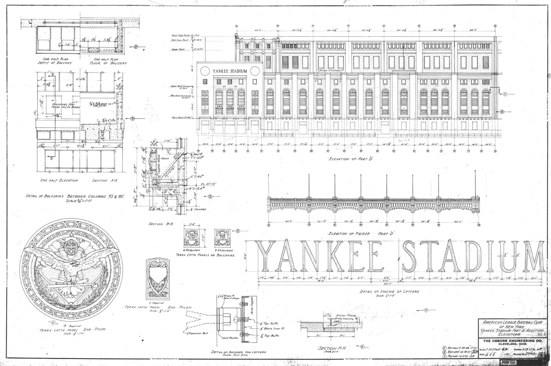 1900x1263 rare blueprints show how an iconic baseball stadium evolved - Baseball Stadium Drawing