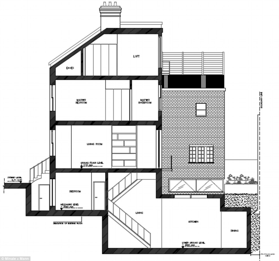 962x901 house drawing basement for free download - Basement Drawing