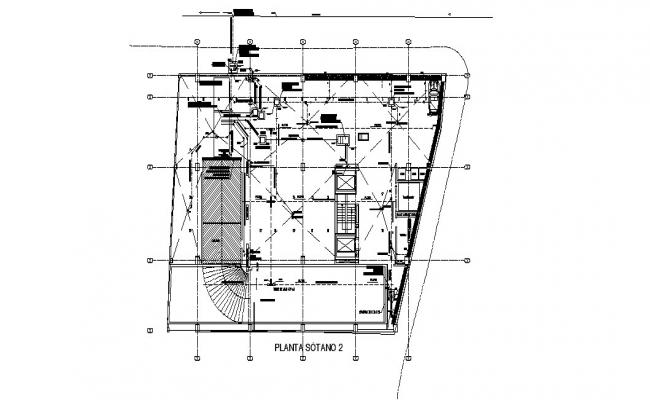 650x400 water filter plant basement floor plan cad drawing details dwg - Basement Drawing
