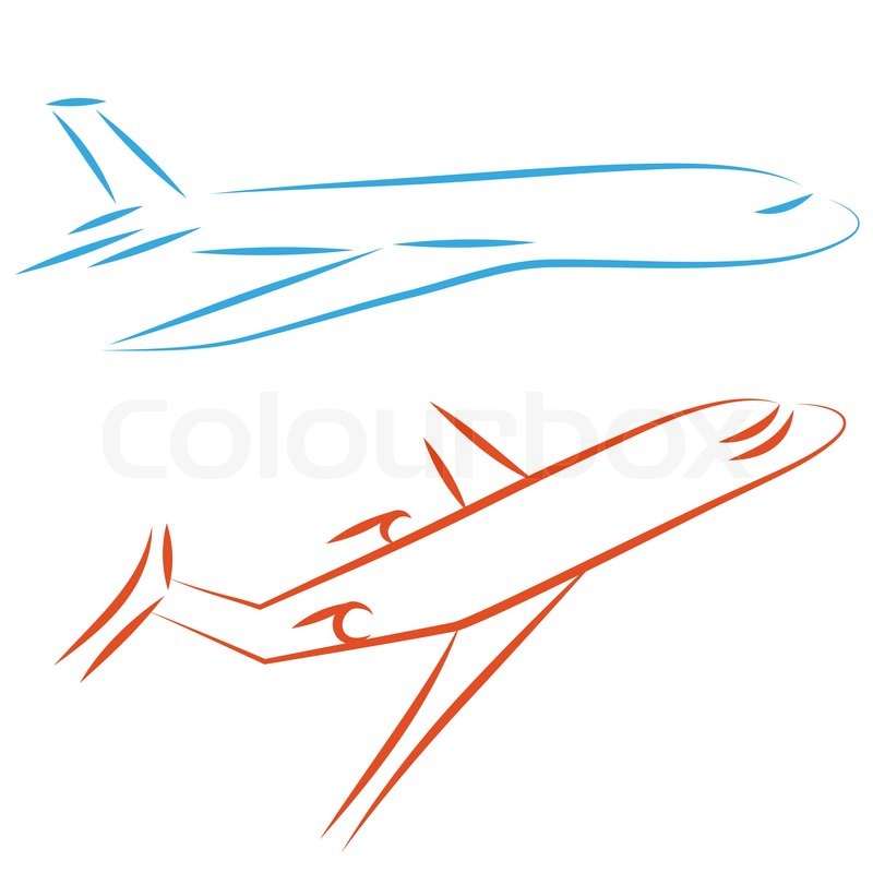 800x800 Simple Airplane Icon Design Images - Basic Airplane Drawing