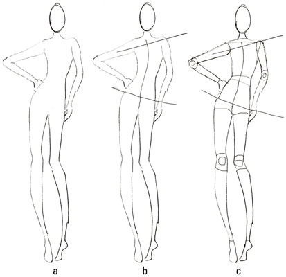 413x400 Fashion Drawing How To Sketch A Basic Figure - Basic Body Drawing