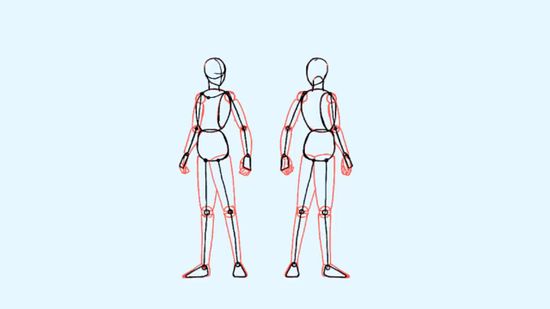 550x309 Easy Ways To Draw A Body - Basic Body Drawing