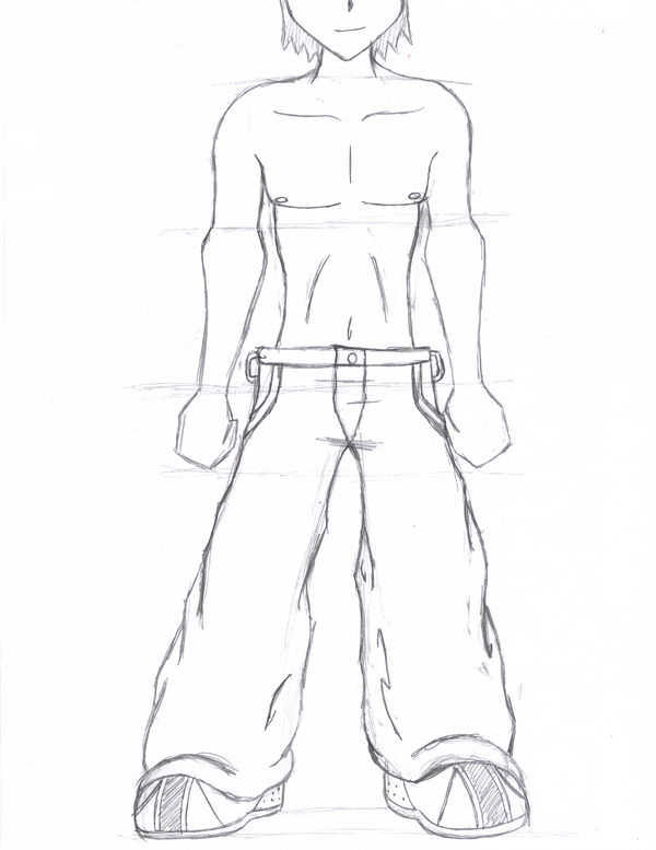 600x777 Basic Body Sketch - Basic Body Drawing