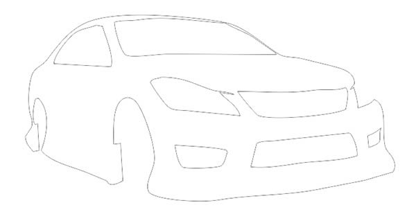 600x319 Draw A Rally Car Using Simple Brush Techniques In Photoshop - Basic Car Drawing