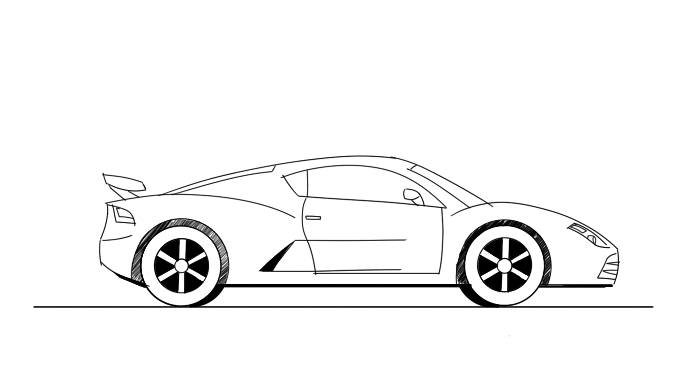 Basic Car Drawing at Explore collection of Basic