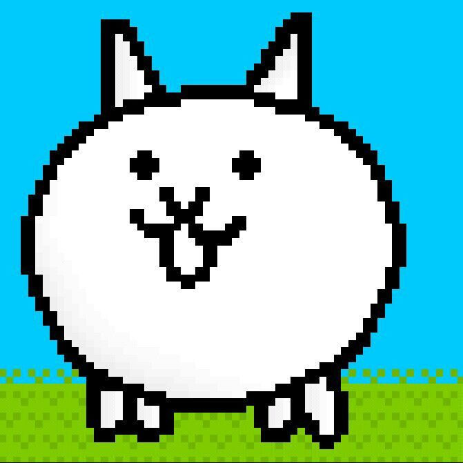 671x671 Drawing - Basic Cat Drawing