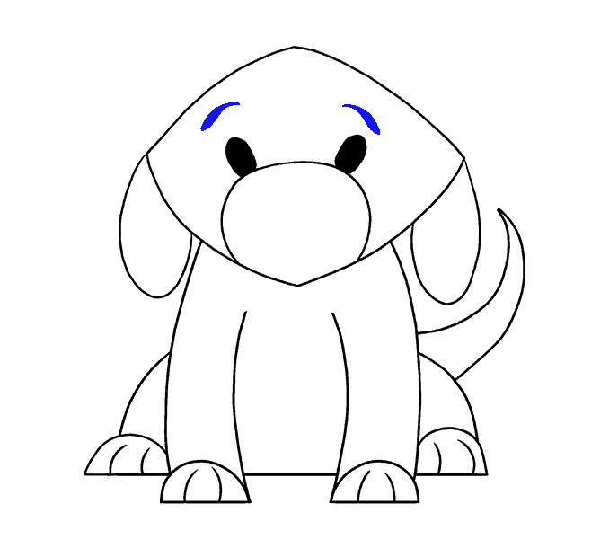 678x600 How To Draw A Simple Dog Easy Drawing Guides - Basic Dog Drawing