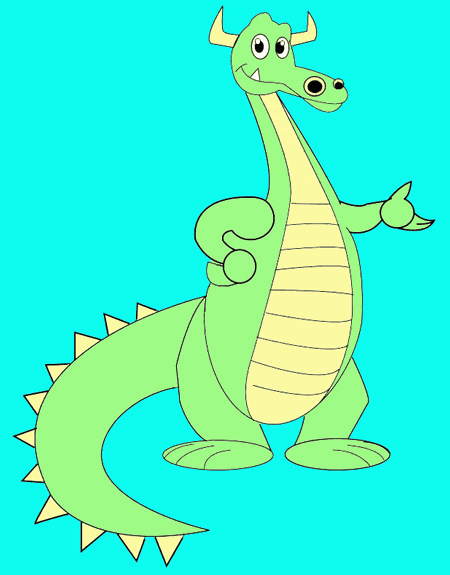 450x575 How To Draw Dragons Best Dragon Drawing Tutorials - Basic Dragon Drawing