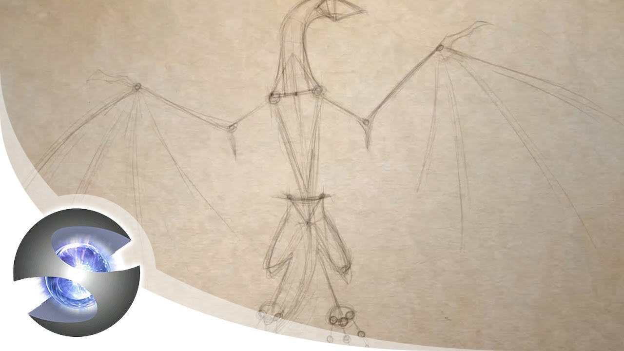 1280x720 How To Draw A Dragon Part - Basic Dragon Drawing