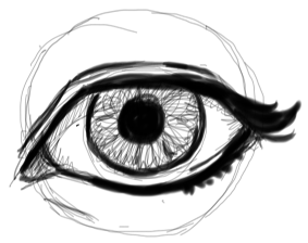 283x224 How To Draw Realistic Eyes With Easy Step - Basic Eye Drawing