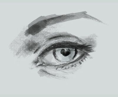 400x329 draw basic eye art drawings, easy sketches for beginners, eye art - Basic Eye Drawing