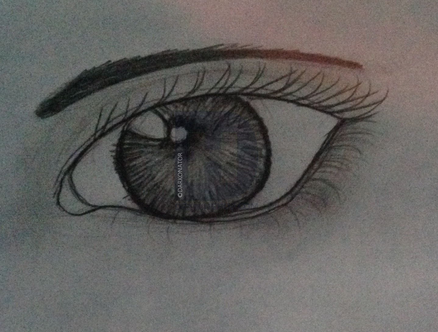 1438x1090 How To Draw A Basic Eye For Beginners, Step - Basic Eye Drawing