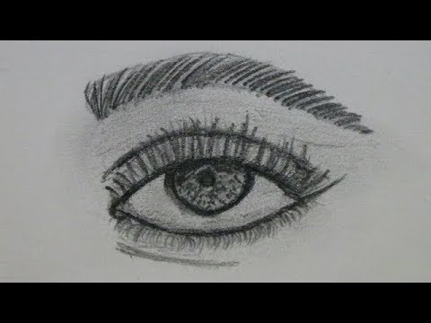 Easy Eyes Drawing For Beginners