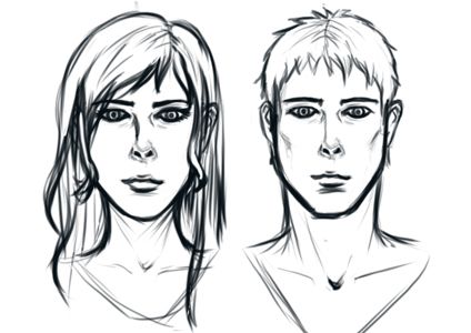 424x300 Guide On How To Draw The Face - Basic Face Drawing