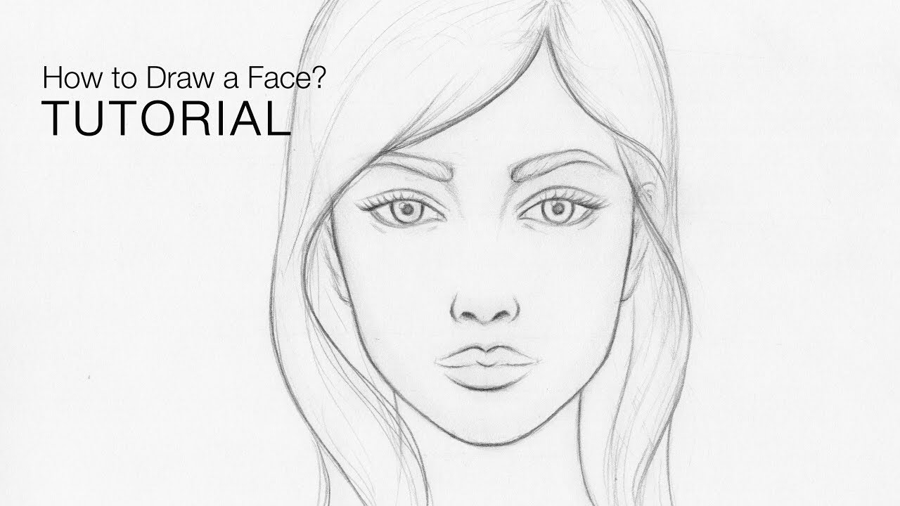 Basic Face Drawing at PaintingValley.com | Explore collection of Basic ...