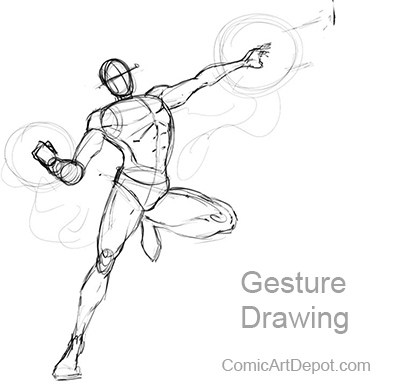 400x389 Figure Drawing Tutorial Comic Art Depot - Basic Figure Drawing Tutorial